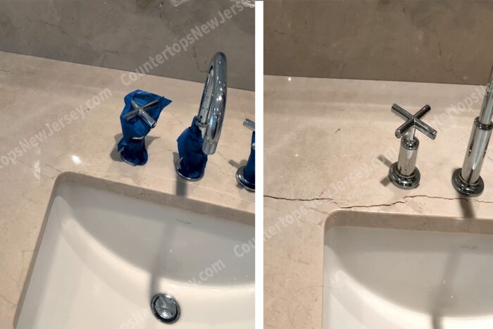 Marble countertop repair in New Jersey