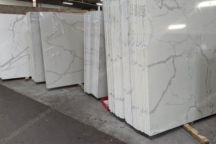 White Quartz Slab Countertops New Jersey